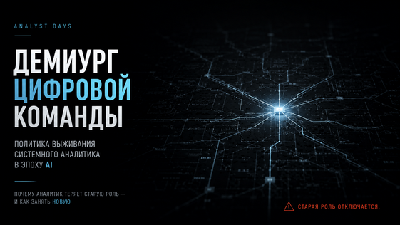 Доклад «Демиург цифровой команды»